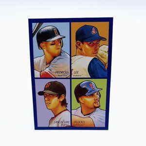 2009 Upper Deck Goudey 4-in-1 Blue Border 35-96 Pedroia Lee Lincecum Pujols